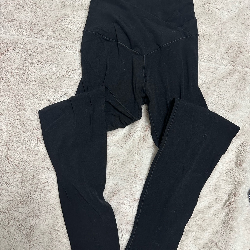 Aerie crossover Black High-Waist Leggings